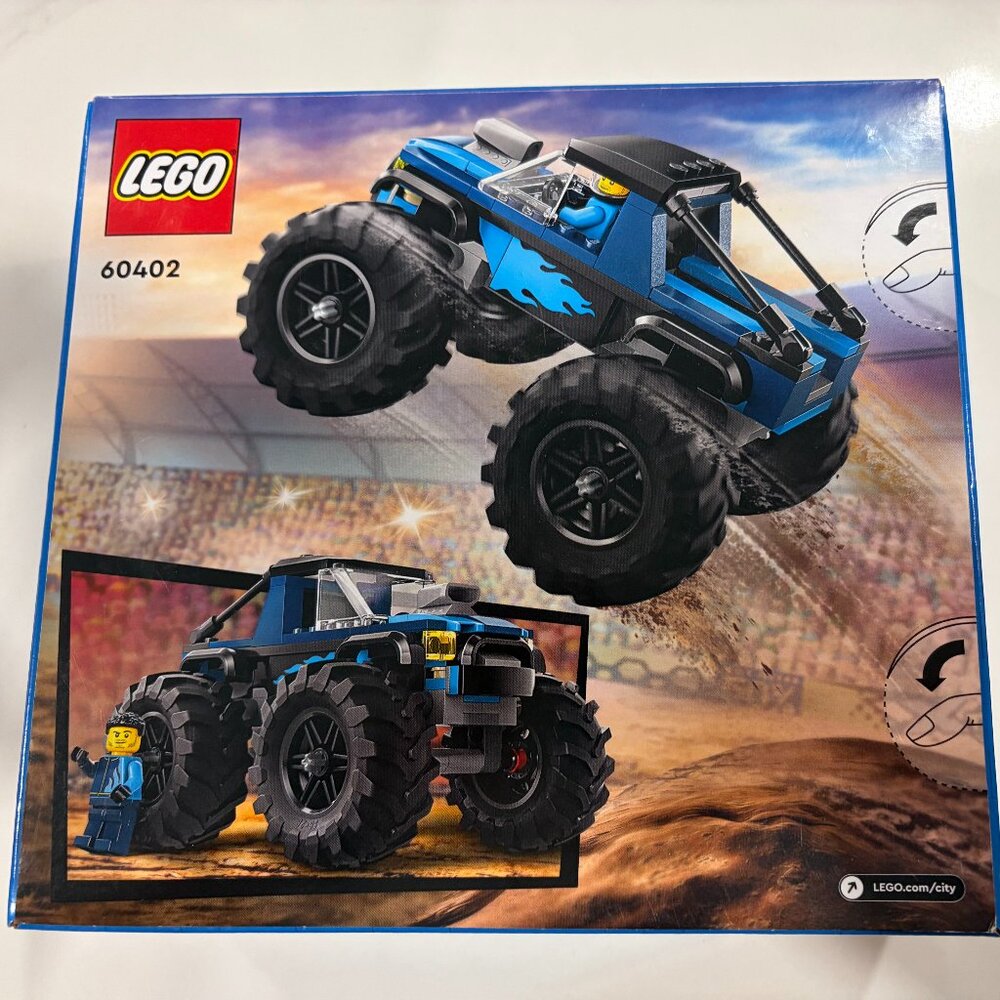 New Unopened LEGO City Blue Monster Truck (#60402) - Picture 2 of 2